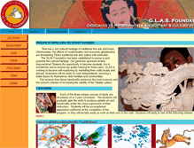 Tablet Screenshot of glasfoundation.org